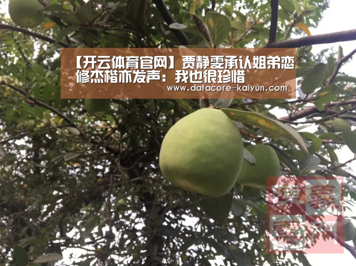 【开云体育官网】贾静雯承认姐弟恋 修杰楷亦发声:我也很珍惜(图1) 开元体育